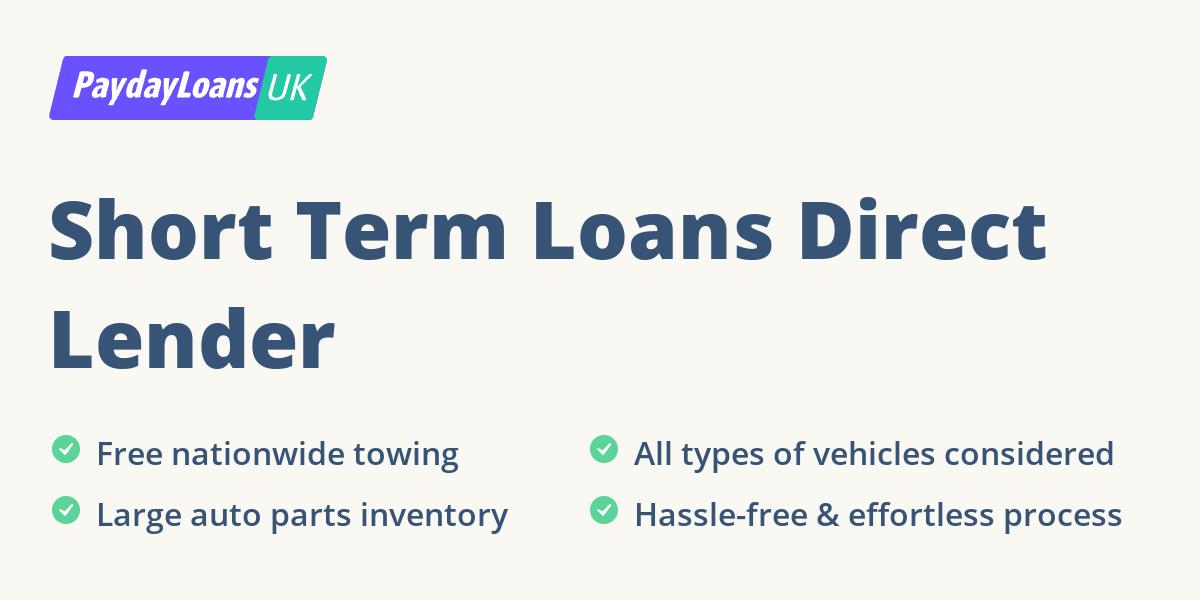 Short Term Loans Direct Lender