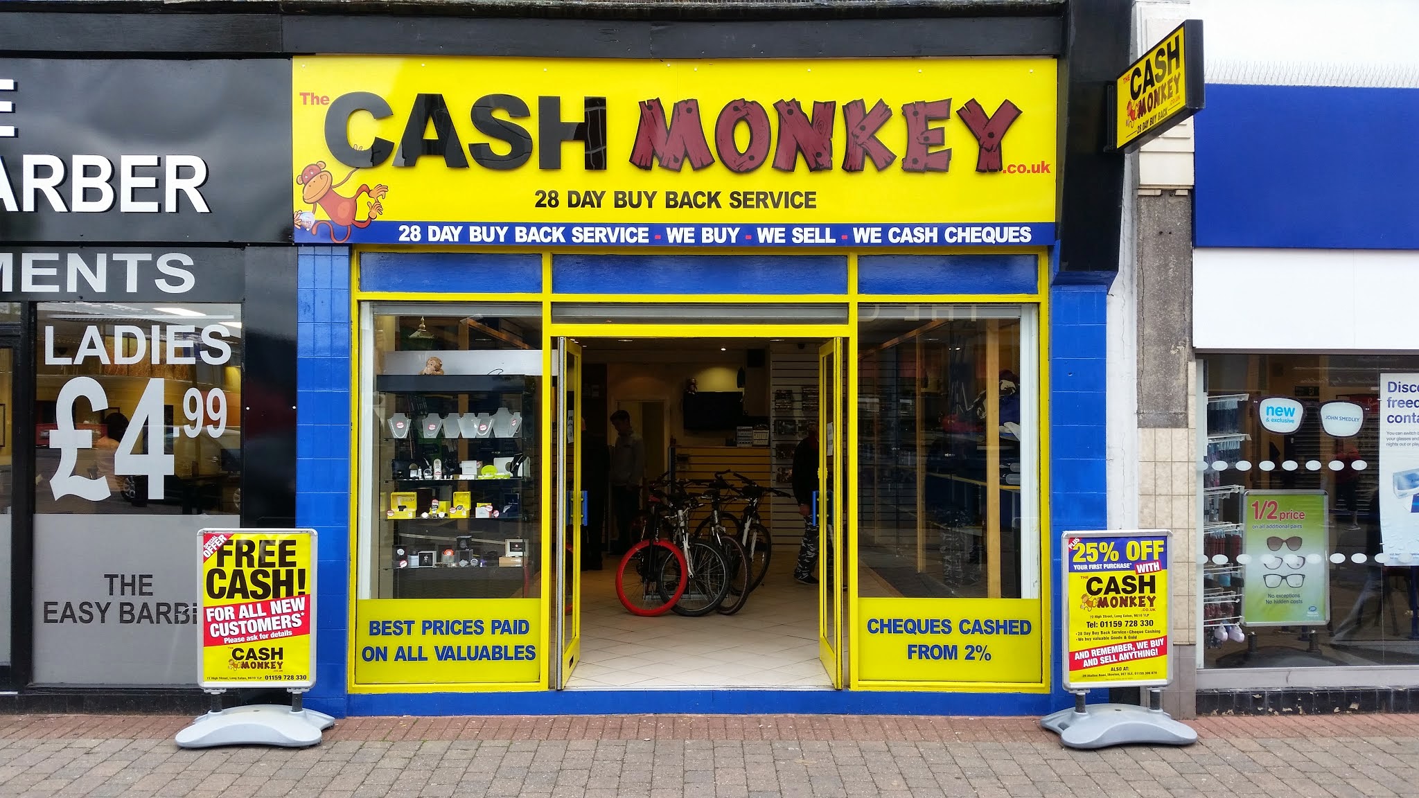 Cash Monkey Long Eaton